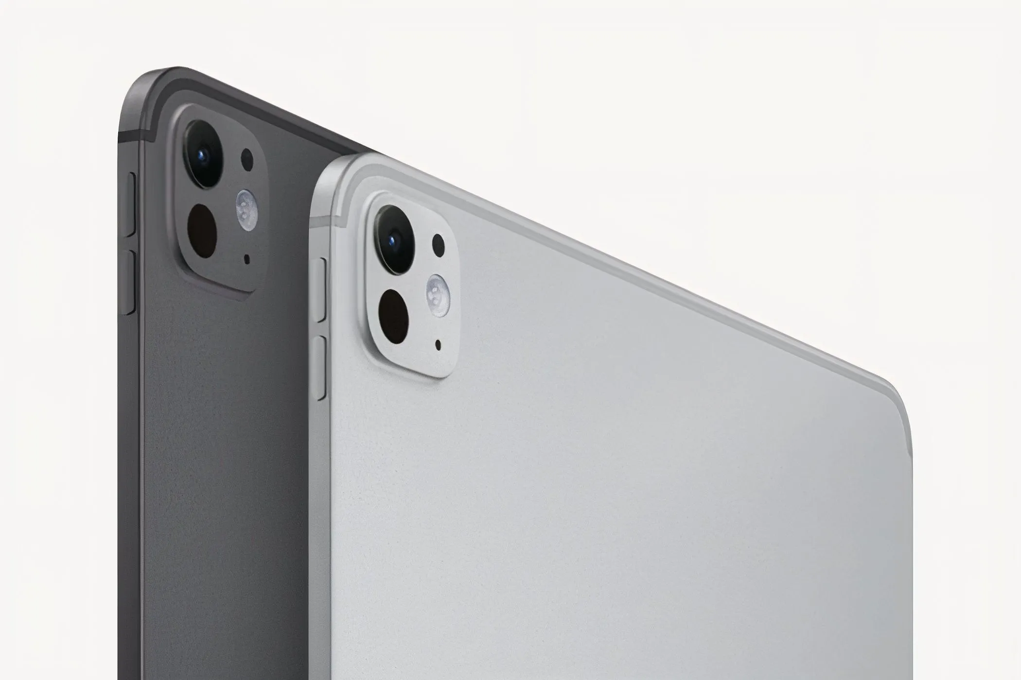Thiết lập camera trên iPad Pro M4 màu đen không gian và bạc