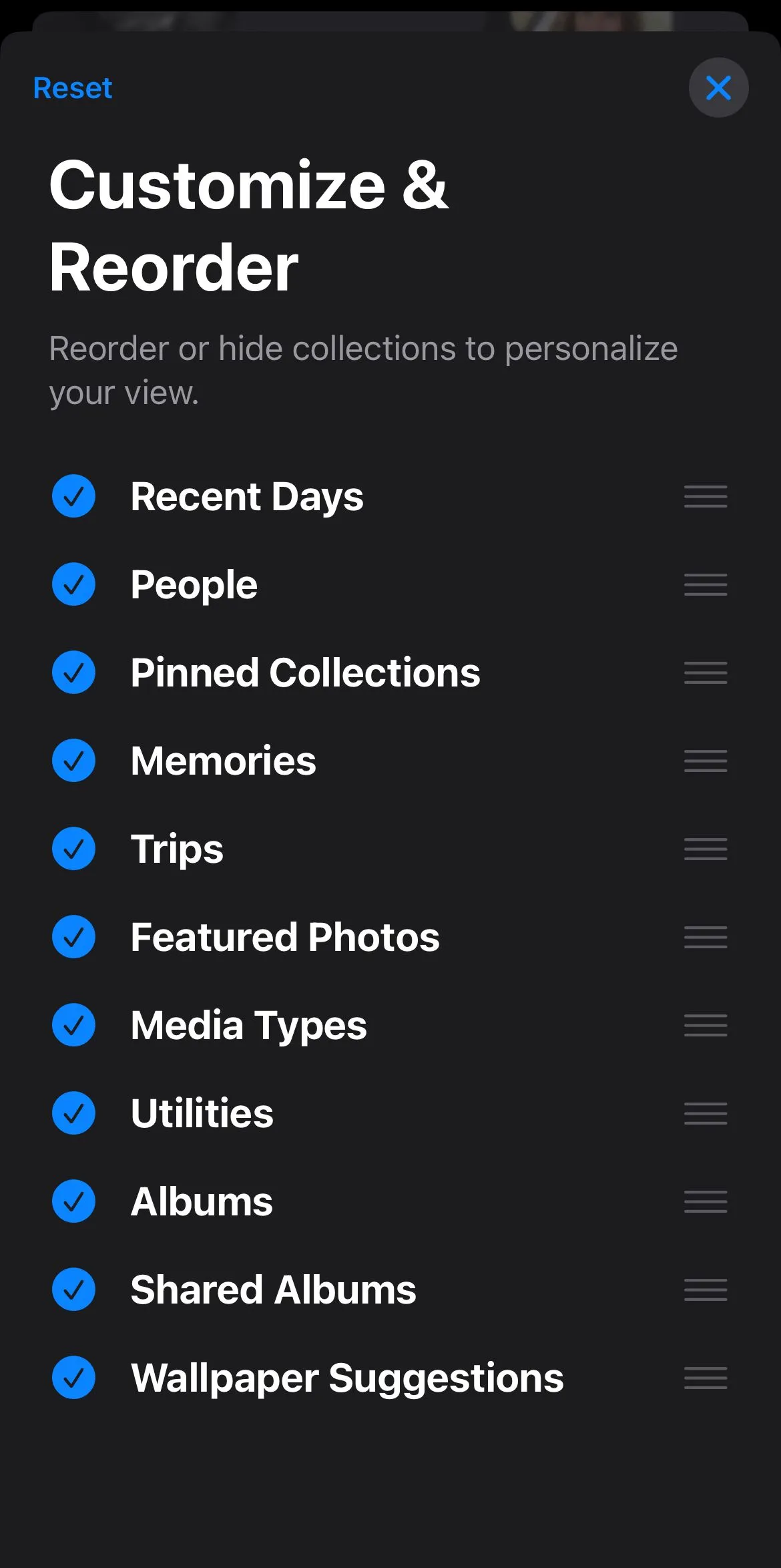 Thư viện ảnh trên iPhone