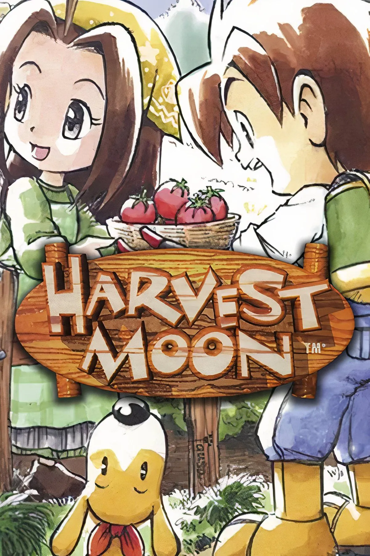Tổng hợp các hình ảnh từ series game Harvest Moon, minh họa cho lối chơi cổ điển của game mô phỏng nông trại trước kỷ nguyên Stardew Valley