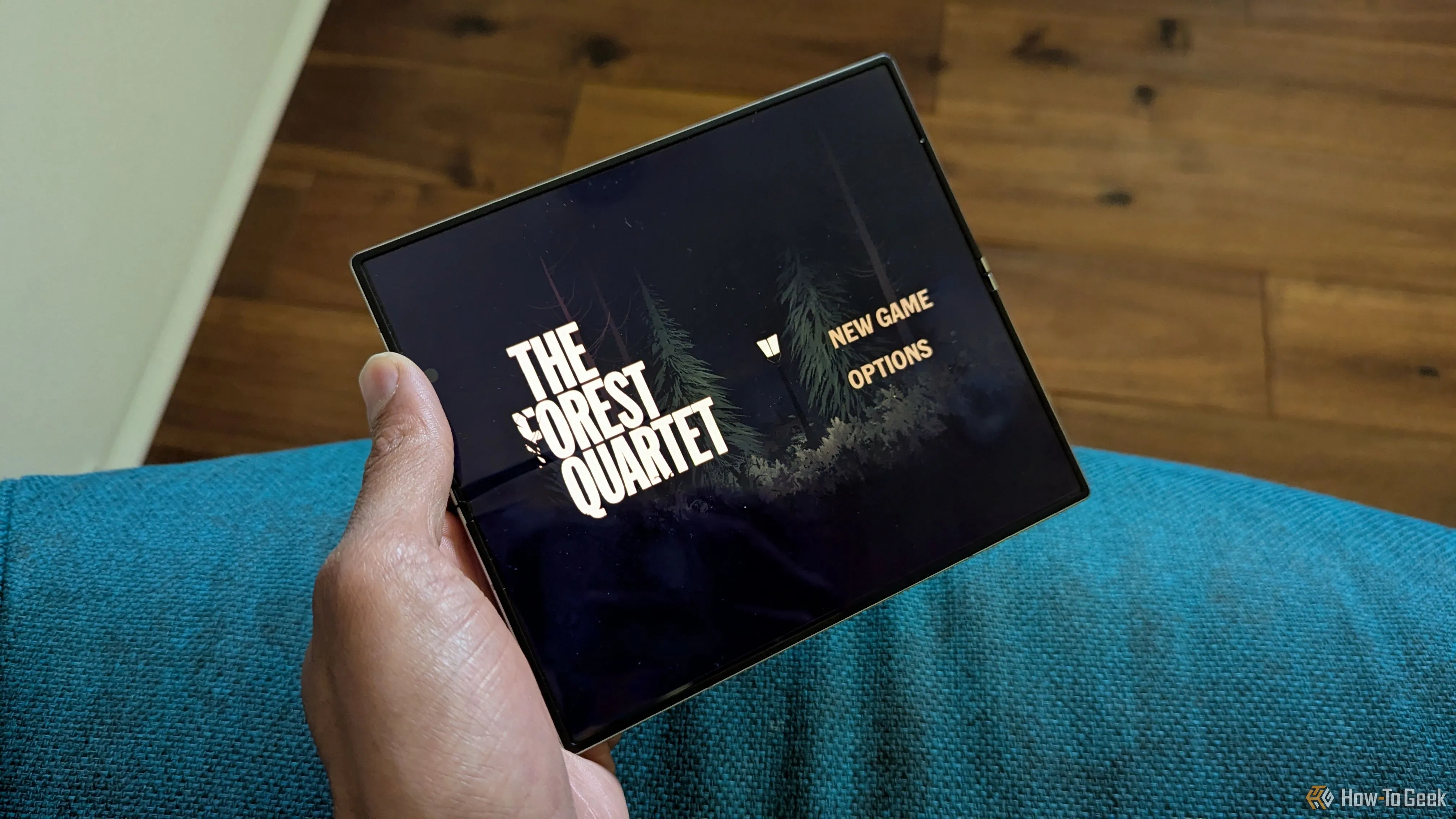 Trải nghiệm game The Forest Quartet trên Galaxy Z Fold 6, một tựa game giải đố âm nhạc đầy cảm xúc.