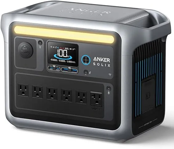 Trạm sạc di động Anker SOLIX C1000 với thiết kế nhỏ gọn, đa năng