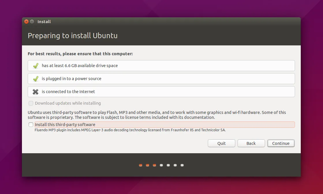 Trình cài đặt Ubiquity của Ubuntu 15.04