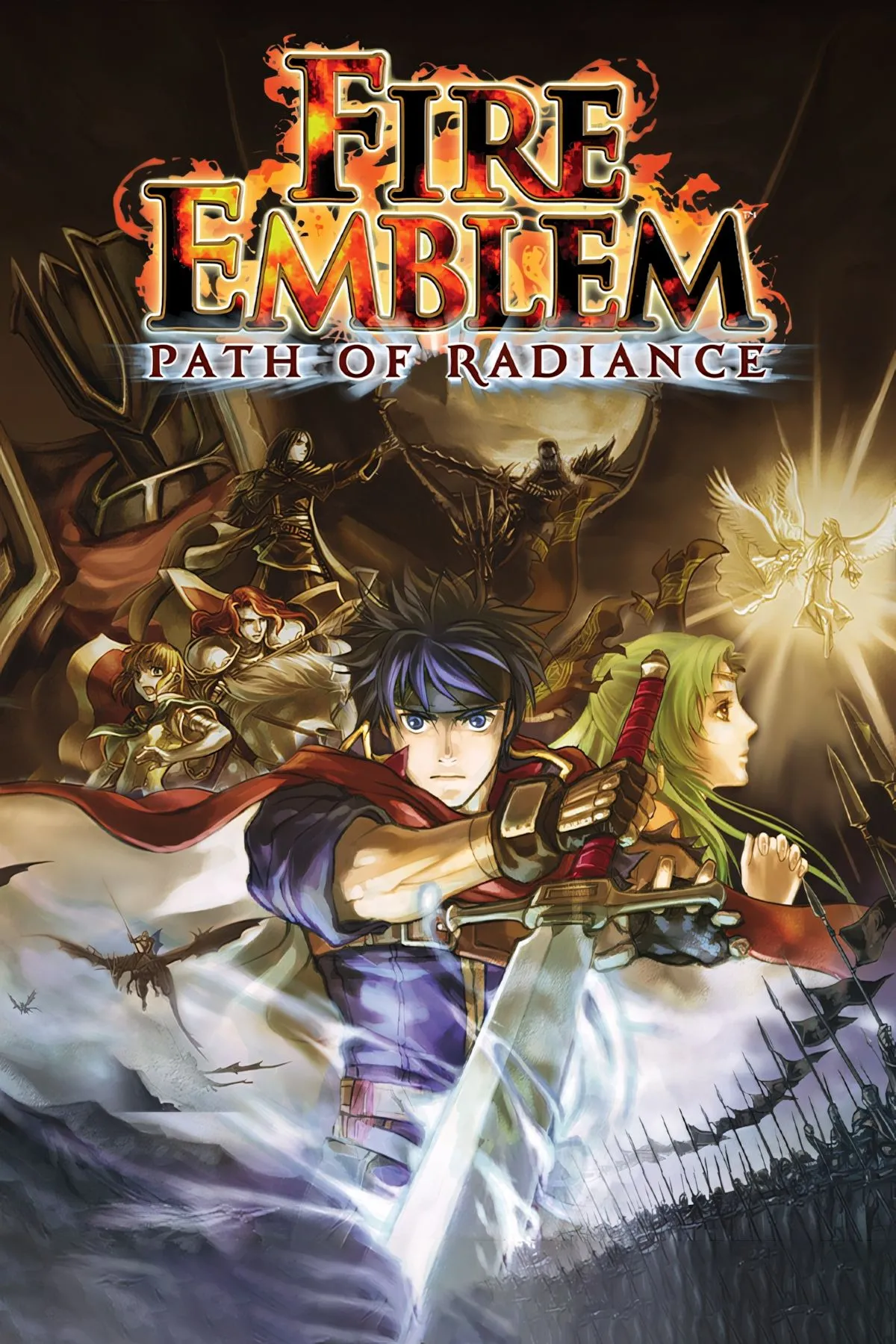 Tướng quân Ike dẫn đầu đội quân trong một trận chiến của Fire Emblem: Path of Radiance
