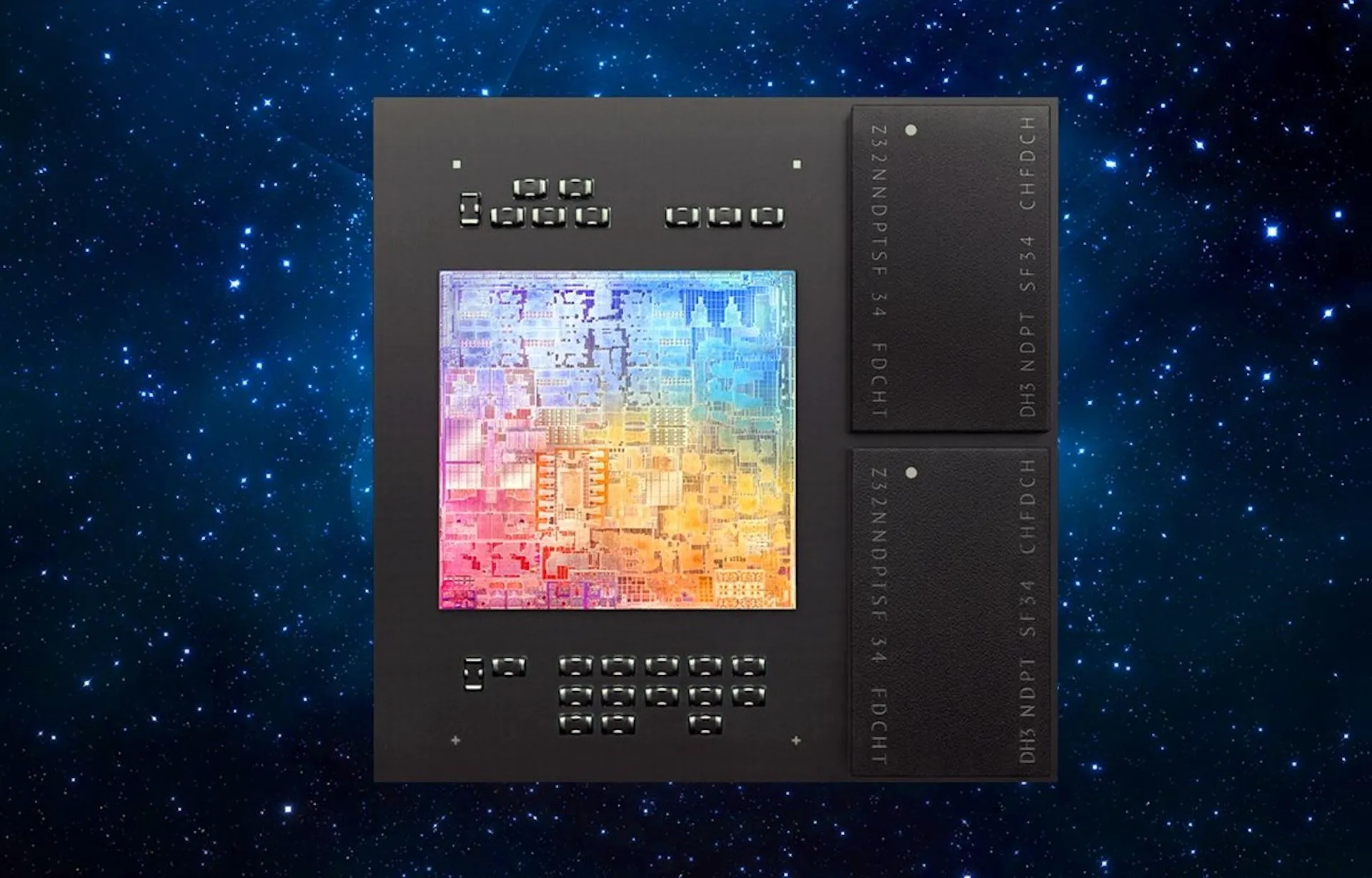Bộ nhớ hợp nhất (Unified Memory) trên chip Apple M1, tối ưu cho hiệu suất.