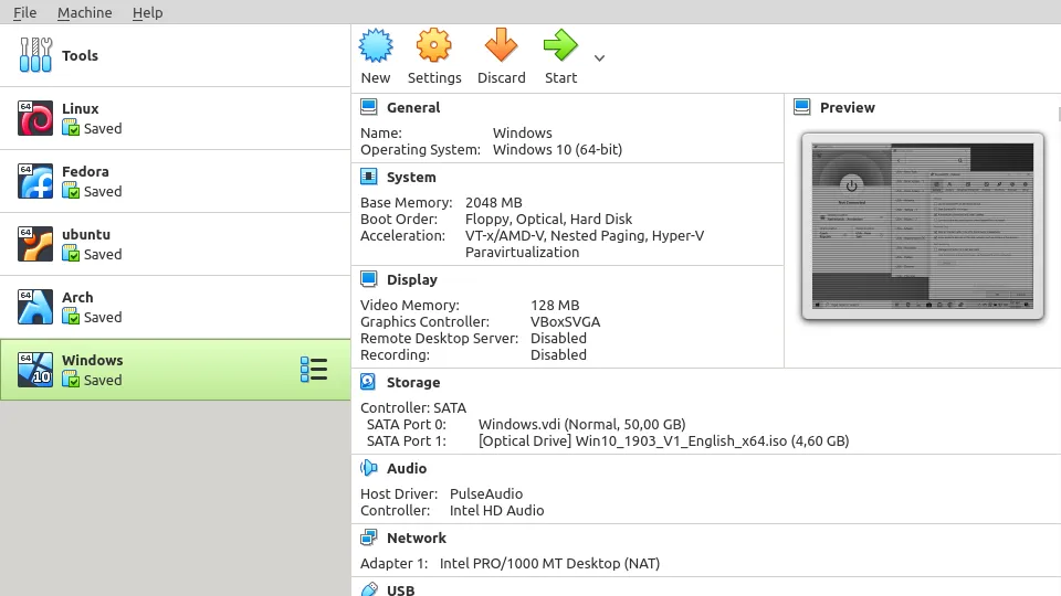 Giao diện tạo máy ảo mới trong VirtualBox để cài đặt hệ điều hành FreeDOS.