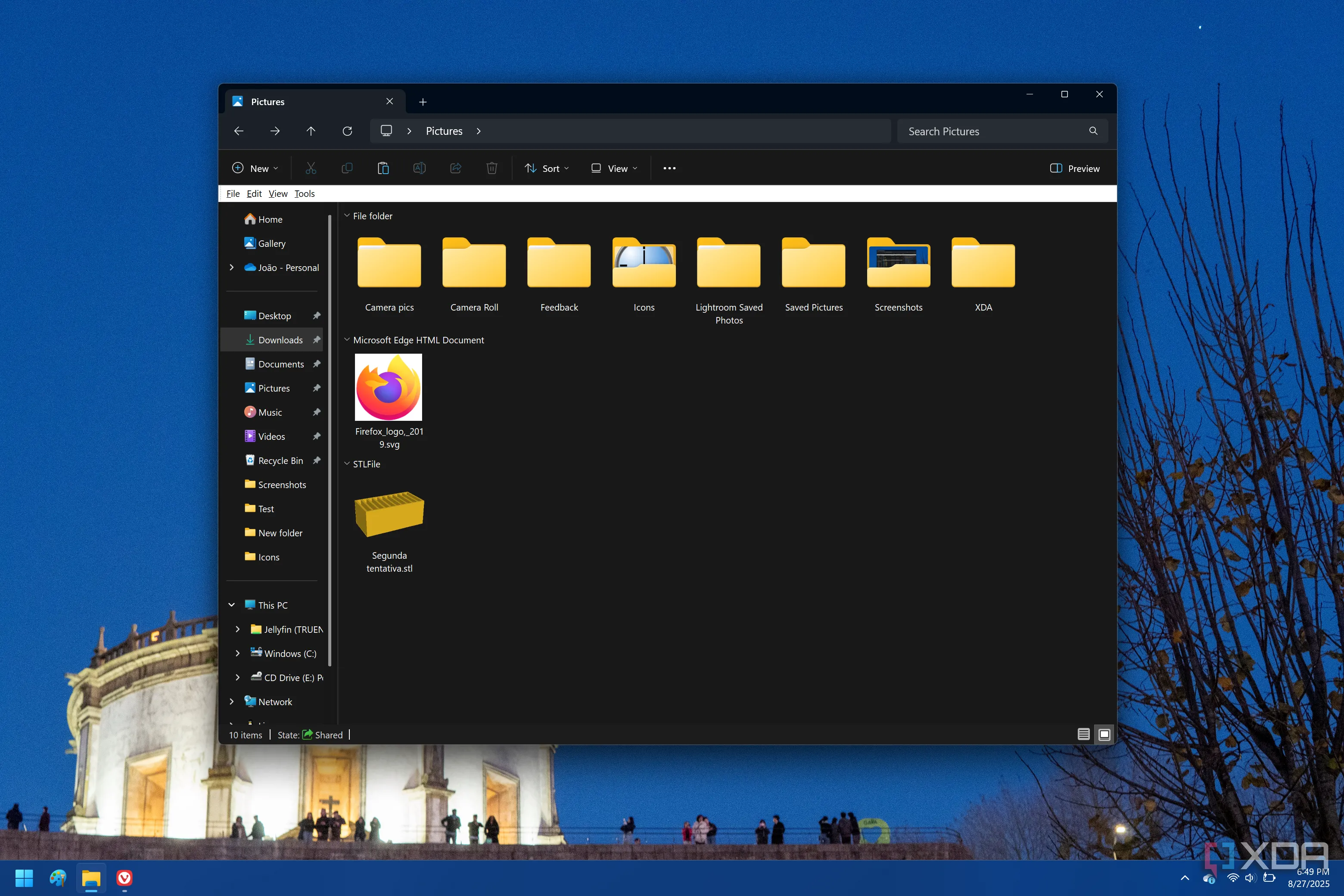 Tệp và thư mục trong File Explorer trên Windows